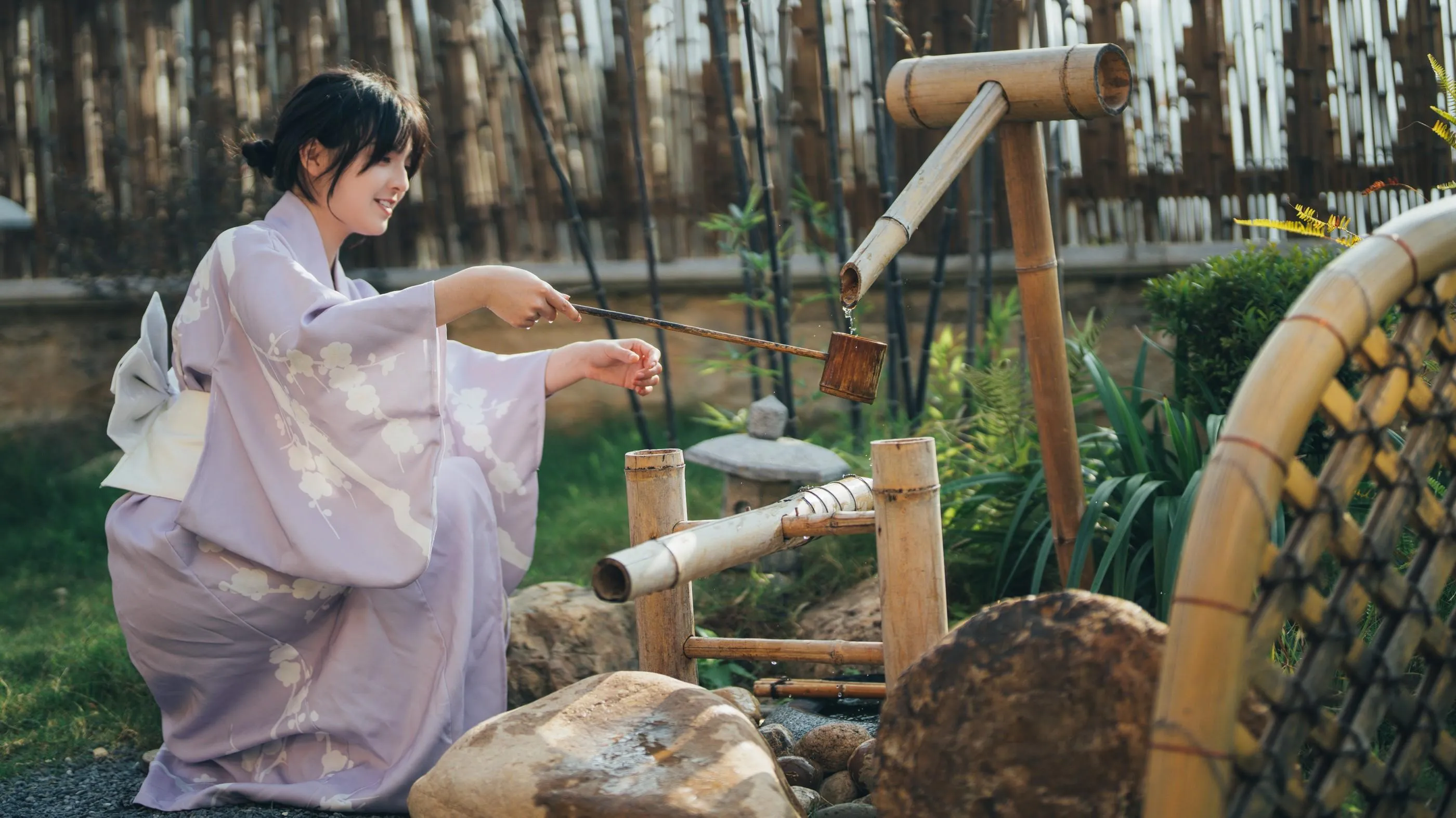 [YITUYU艺图语]2022.02.09 和风物语，日式庭院里的少女写真 dudu [56P]插图2